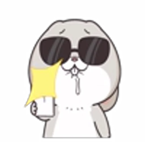😎 Эмодзи «Miss Rabbit Pack» для Telegram