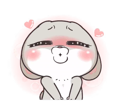 😘 Стикер «Miss Rabbit» для Telegram