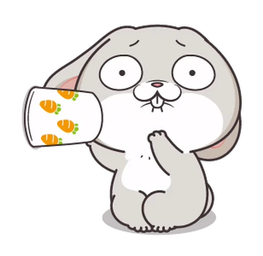 🤭 Стикер «Miss Rabbit» для Telegram