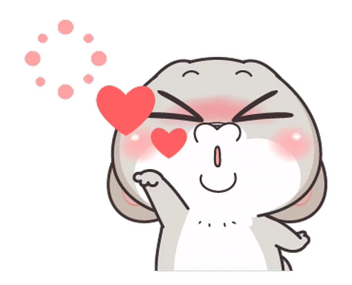 😘 Стикер «Miss Rabbit» для Telegram
