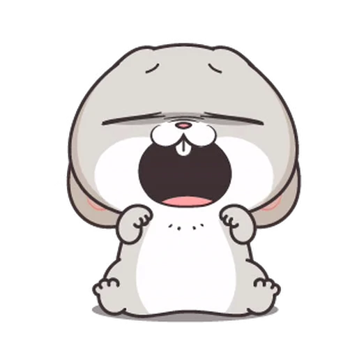 🥱 Стикер «Miss Rabbit» для Telegram