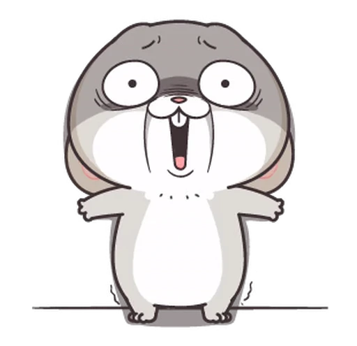 😰 Стикер «Miss Rabbit» для Telegram