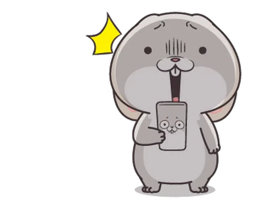 😲 Стикер «Miss Rabbit» для Telegram