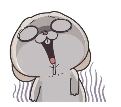 😵‍💫 Стикер «Miss Rabbit» для Telegram