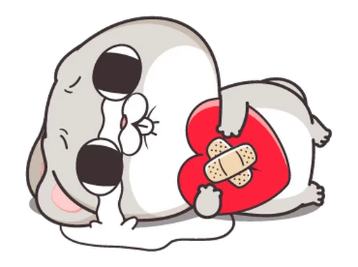💔 Стикер «Miss Rabbit» для Telegram