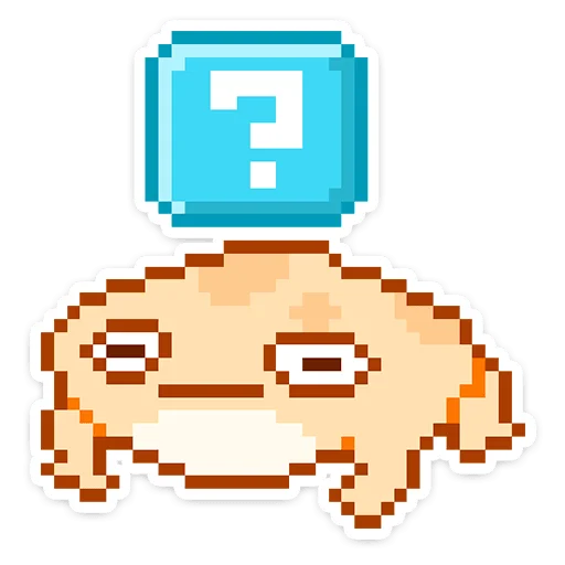 ❓ Стикер «Мистер Жабка разгоняется» для Telegram