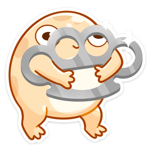 👊 Стикер «Мистер Жабка разгоняется» для Telegram