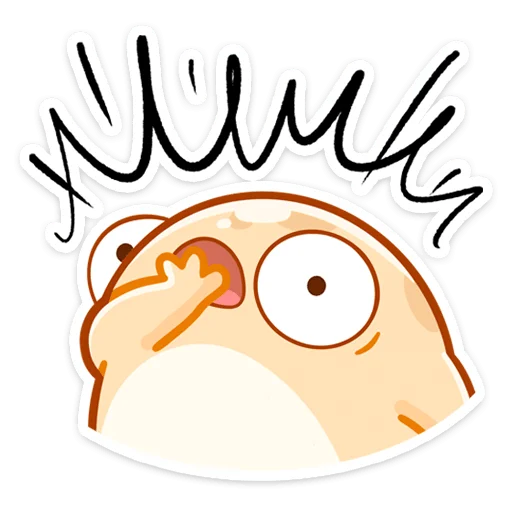 😳 Стикер «Мистер Жабка разгоняется» для Telegram
