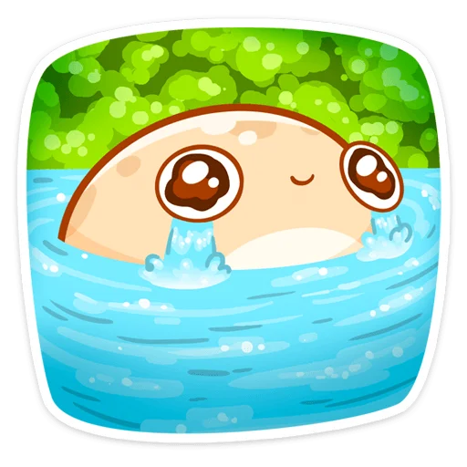 😢 Стикер «Мистер Жабка разгоняется» для Telegram