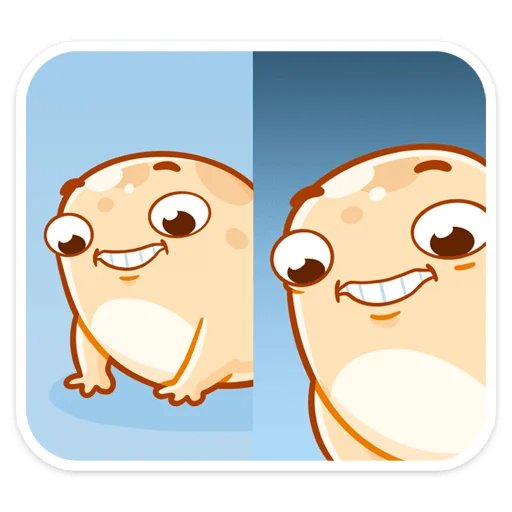 😁 Стикер «Мистер Жабка разгоняется» для Telegram