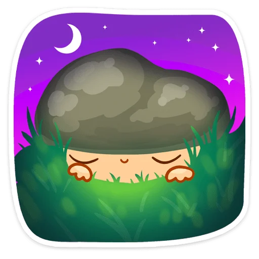 🌌 Стикер «Мистер Жабка разгоняется» для Telegram
