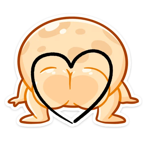 ❤️ Стикер «Мистер Жабка разгоняется» для Telegram