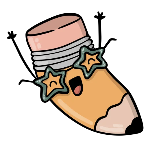 🤩 Стикер «Mr.Karandash» для Telegram