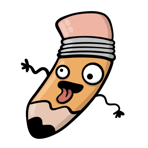 🤨 Стикер «Mr.Karandash» для Telegram