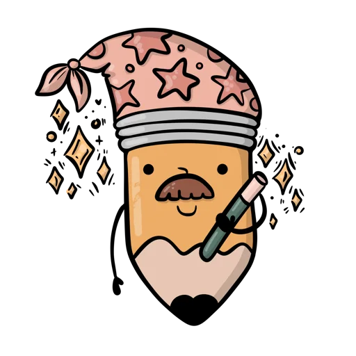 🪄 Стикер «Mr.Karandash» для Telegram