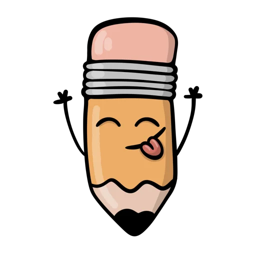 😋 Стикер «Mr.Karandash» для Telegram