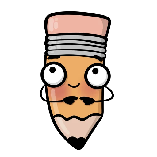 😳 Стикер «Mr.Karandash» для Telegram