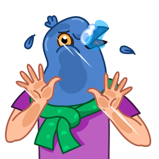 😵 Стикер «Mr Pigeon» для Telegram