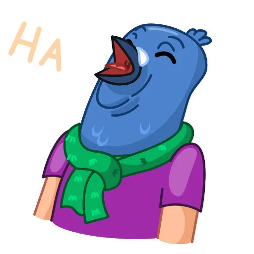 Стикерпак Mr Pigeon для Telegram