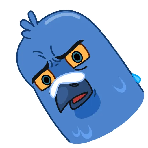 😓 Стикер «Mr Pigeon» для Telegram
