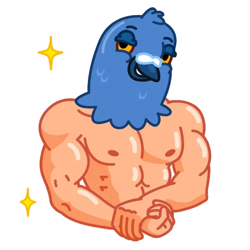 💪 Стикер «Mr Pigeon» для Telegram