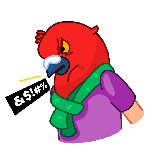 🤬 Стикер «Mr Pigeon» для Telegram