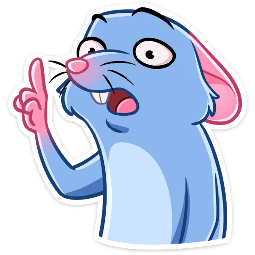 ☝️ Стикер «Мистер Крыс» для Telegram