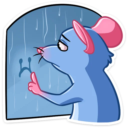 ☹️ Стикер «Мистер Крыс» для Telegram