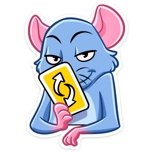 🔄 Стикер «Мистер Крыс» для Telegram