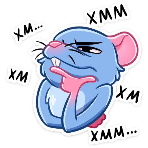 🤔 Стикер «Мистер Крыс» для Telegram