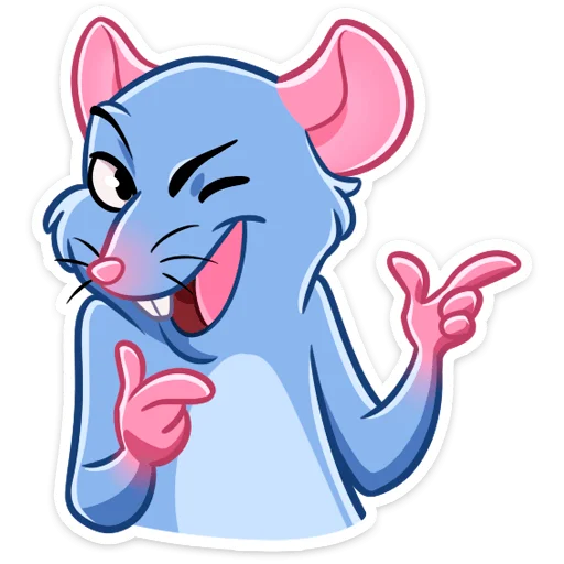 😉 Стикер «Мистер Крыс» для Telegram
