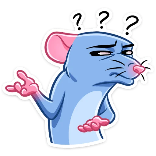 😒 Стикер «Мистер Крыс» для Telegram