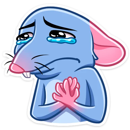 😭 Стикер «Мистер Крыс» для Telegram