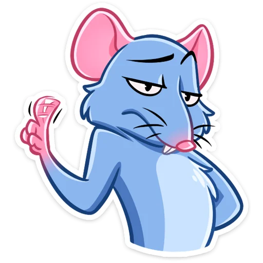 🙅‍♂️ Стикер «Мистер Крыс» для Telegram