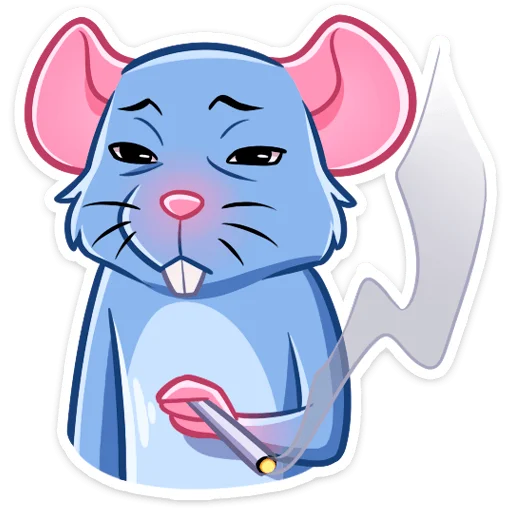 🚬 Стикер «Мистер Крыс» для Telegram