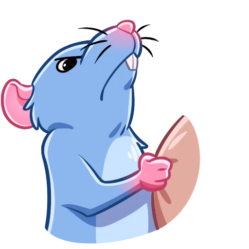 🤨 Стикер «Мистер Крыс Без Текста» для Telegram