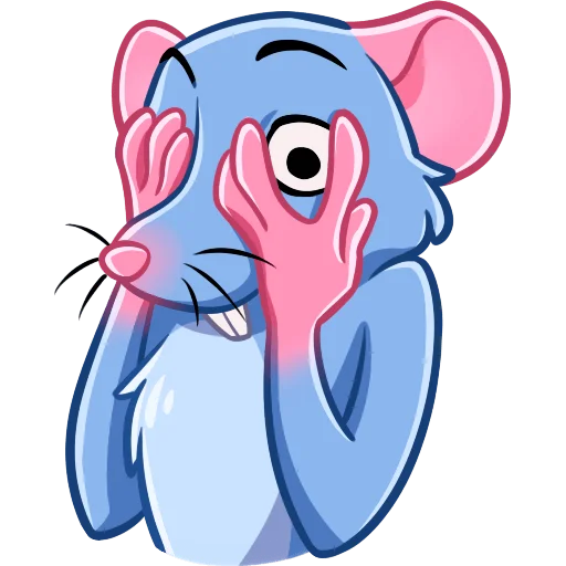 🫣 Стикер «Мистер Крыс Без Текста» для Telegram