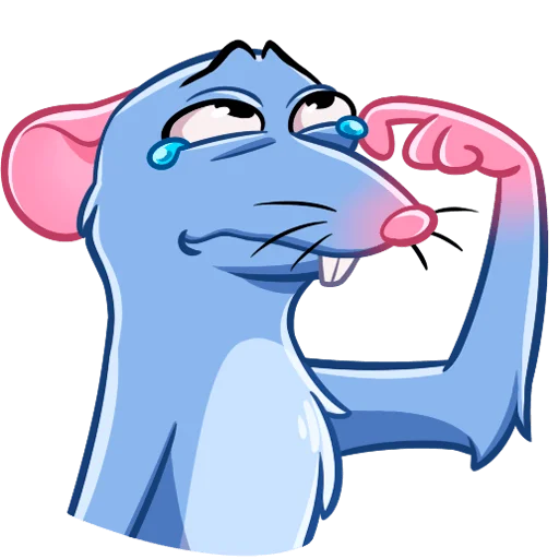 🥺 Стикер «Мистер Крыс Без Текста» для Telegram