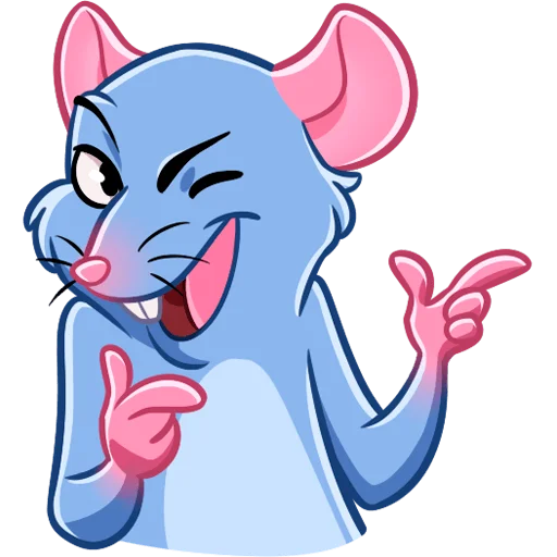 😉 Стикер «Мистер Крыс Без Текста» для Telegram