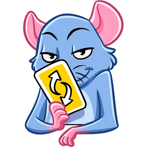 🔄 Стикер «Мистер Крыс Без Текста» для Telegram