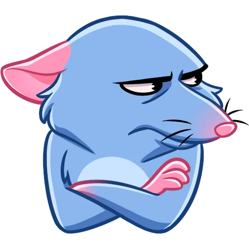 🙄 Стикер «Мистер Крыс Без Текста» для Telegram
