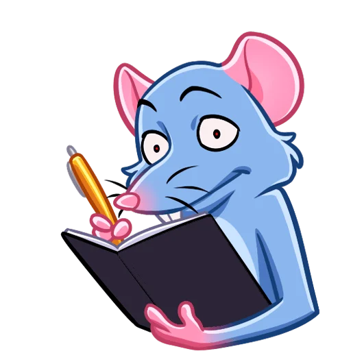 📓 Стикер «Мистер Крыс Без Текста» для Telegram