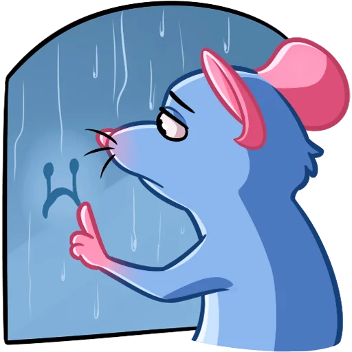 ☹️ Стикер «Мистер Крыс Без Текста» для Telegram