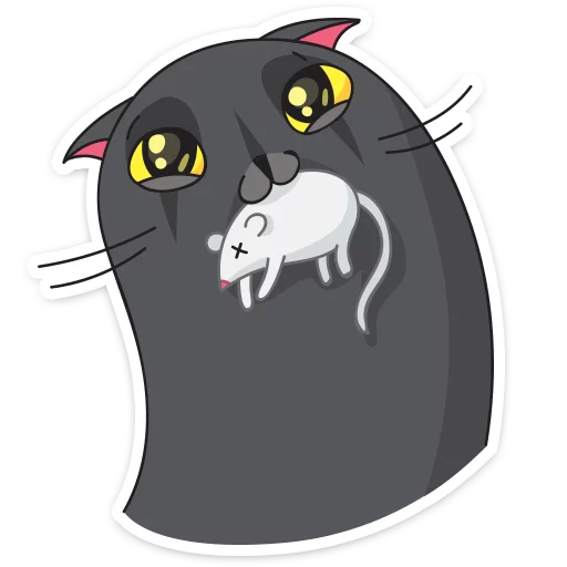 🐭 Стикер «Мисти» для Telegram
