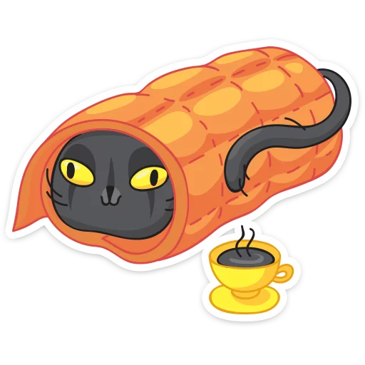 ☕ Стикер «Мисти» для Telegram
