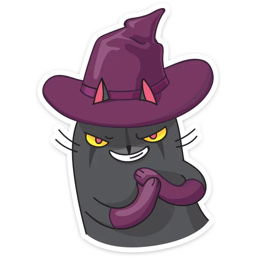 😈 Стикер «Мисти» для Telegram
