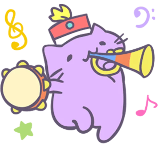 🎶 Стикер «Kitty March Band» для Telegram