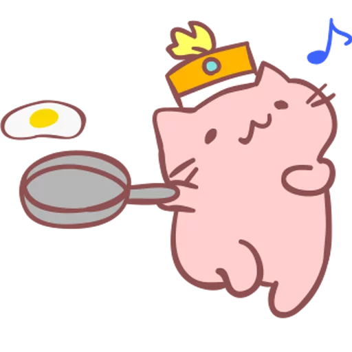 🍳 Стикер «Kitty March Band» для Telegram