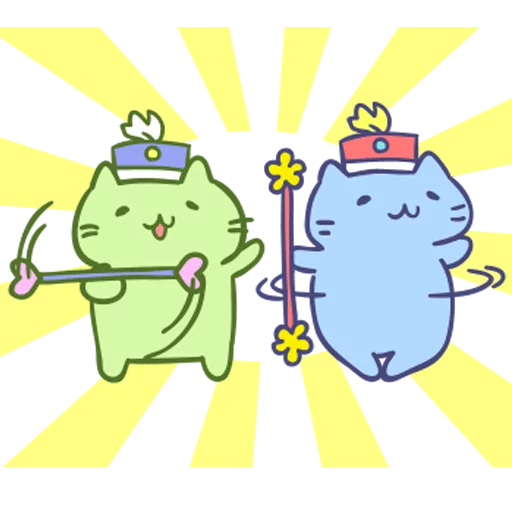 😸 Стикер «Kitty March Band» для Telegram