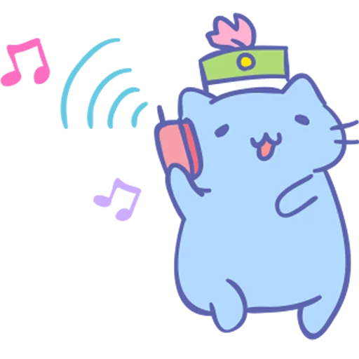 📱 Стикер «Kitty March Band» для Telegram